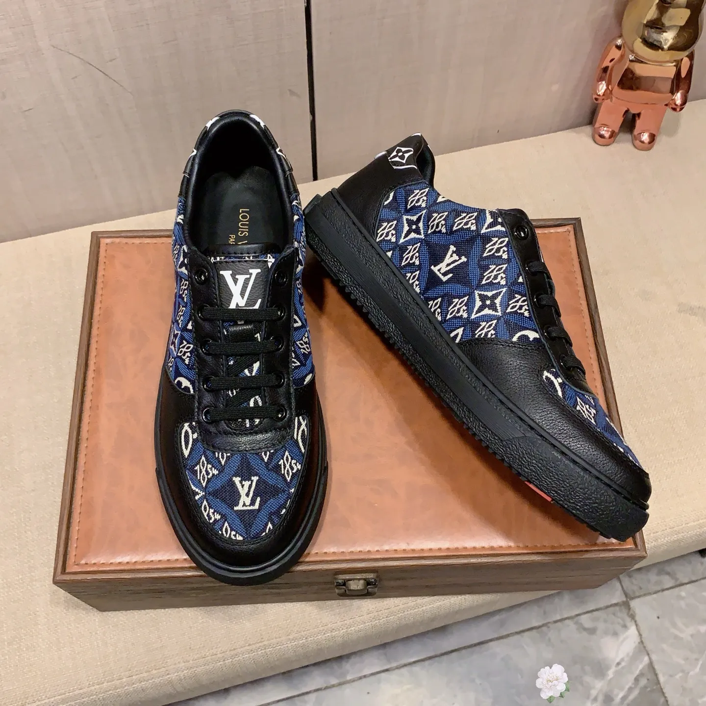 Men's Men's Shoes 💰400💰💰🎩🎩[Lightning][Lightning] "Lv*" Latest•hot style casual shoes, top brand [Seduce] luxury~purchase, top~quality. [Strong] The upper is made of imported breathable fabric with cowhide material ➕ breathable sheepskin feet (•) and fine workmanship. Original stylish and stylish soft rubber wear-resistant and non-slip outsole, light and comfortable on the feet, the real thing looks better when photographed, 0128: code: 38-44, 2️⃣ colors selected